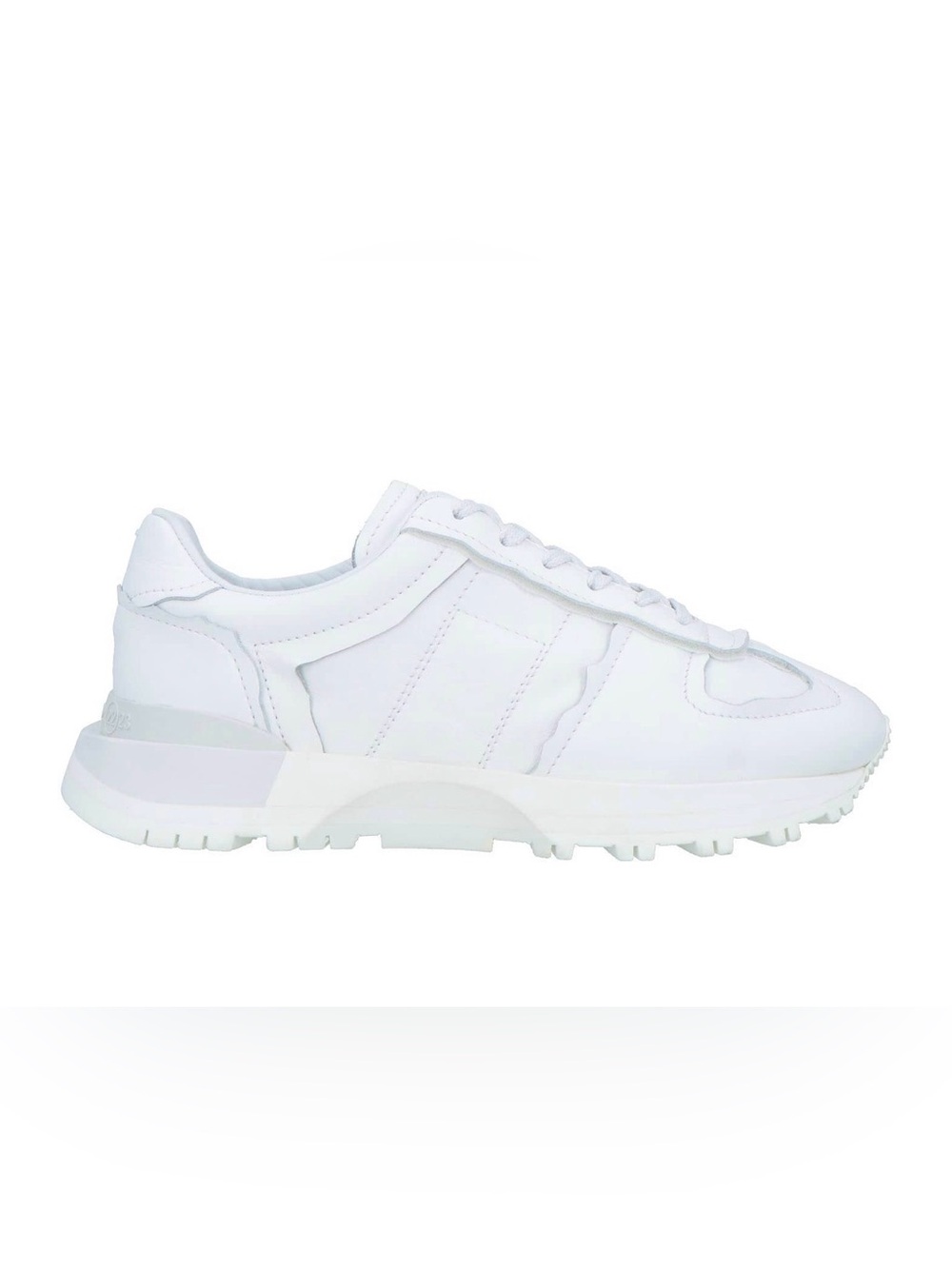 MAISON MARGIELA WHITE LEATHER SNEAKERS